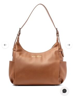White Elm Camille Hobo Caramel NWT